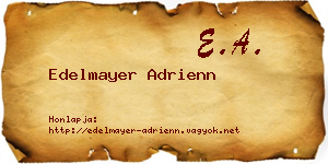 Edelmayer Adrienn névjegykártya