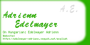 adrienn edelmayer business card